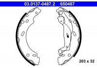 Brake Shoe Kit 03.0137-0487.2 ATE