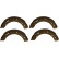 Brake Shoe Kit 8633 ABS