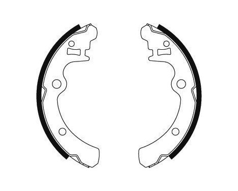 Brake Shoe Kit 8830 ABS, Image 2
