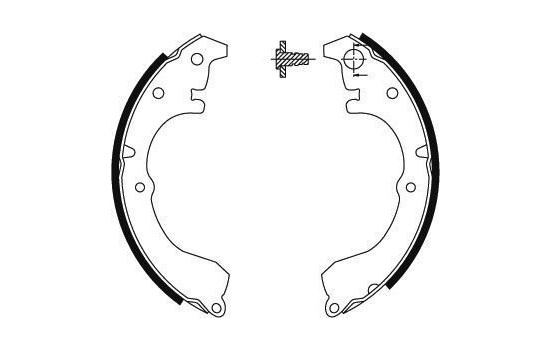 Brake Shoe Kit 8875 ABS