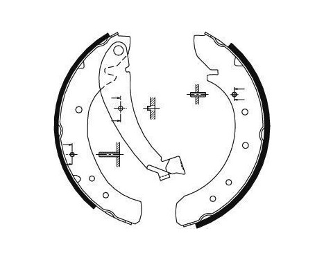 Brake Shoe Kit 8935 ABS, Image 2