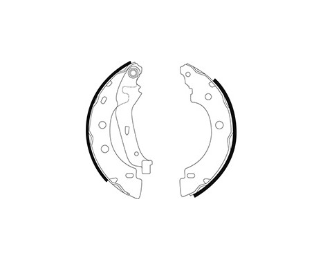 Brake Shoe Kit 9031 ABS, Image 3