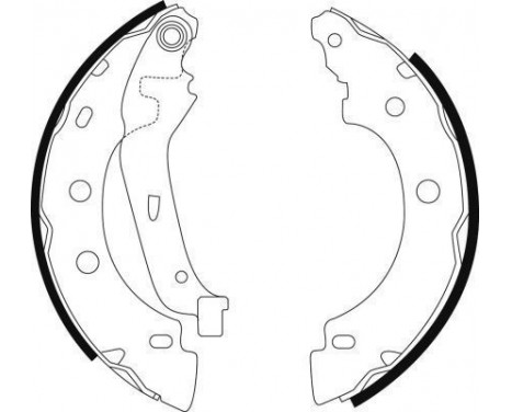 Brake Shoe Kit 9031 ABS, Image 2