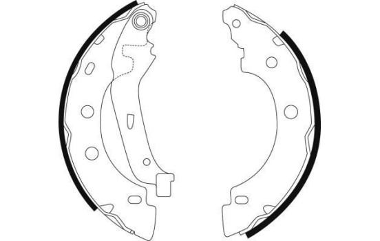 Brake Shoe Kit 9031 ABS, Image 2