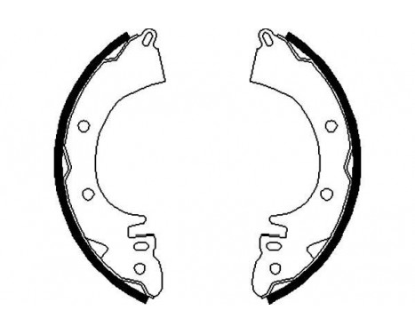 Brake Shoe Kit BS-6401 Kavo parts, Image 2