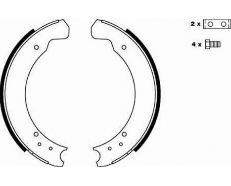 Brake Shoe Kit GS6075 TRW, Image 2