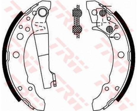 Brake Shoe Kit GS8166 TRW