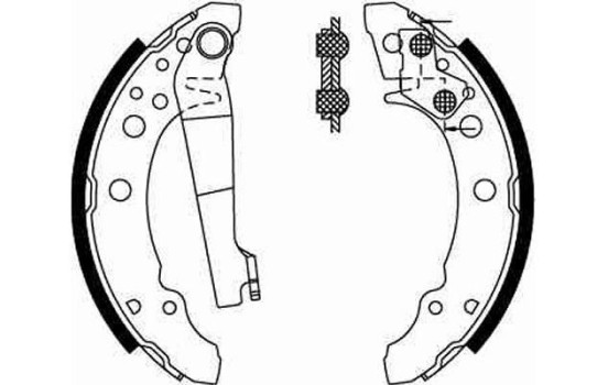 Brake Shoe Kit GS8166 TRW, Image 2