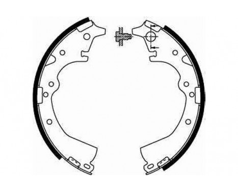 Brake Shoe Kit GS8184 TRW, Image 2