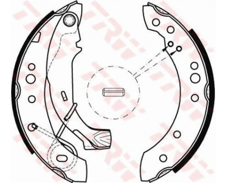 Brake Shoe Kit GS8467 TRW