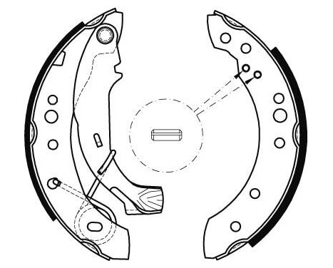 Brake Shoe Kit GS8467 TRW, Image 2