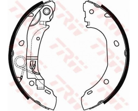 Brake Shoe Kit GS8472 TRW, Image 3