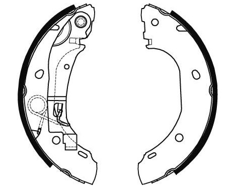 Brake Shoe Kit GS8472 TRW, Image 4