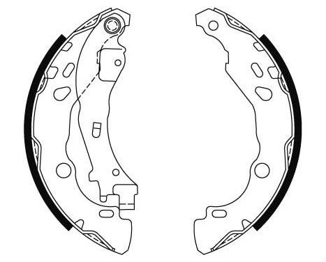 Brake Shoe Kit GS8474 TRW, Image 4