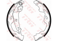 Brake Shoe Kit GS8480 TRW