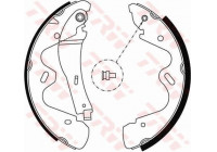 Brake Shoe Kit GS8483 TRW