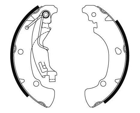 Brake Shoe Kit GS8488 TRW, Image 2