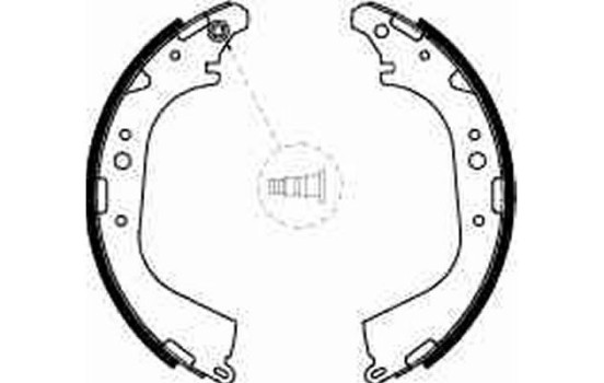 Brake Shoe Kit GS8501 TRW, Image 4