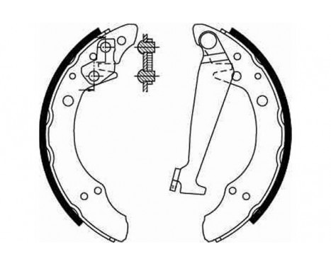 Brake Shoe Kit GS8526 TRW, Image 4