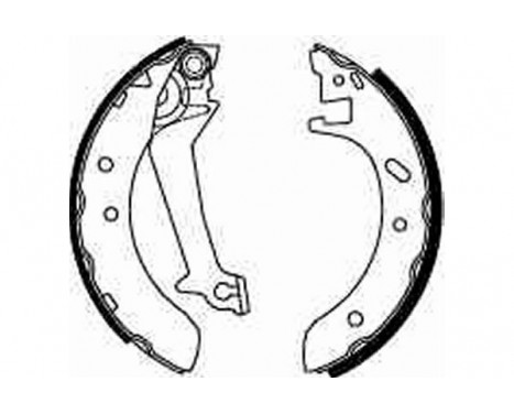 Brake Shoe Kit GS8537 TRW, Image 2