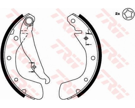 Brake Shoe Kit GS8542 TRW, Image 2