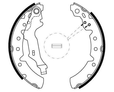 Brake Shoe Kit GS8603 TRW, Image 2