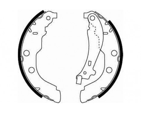 Brake Shoe Kit GS8617 TRW, Image 4