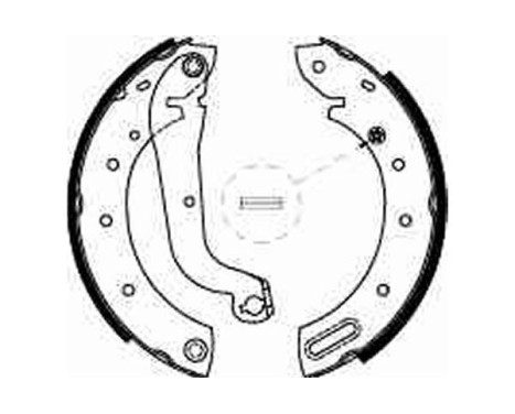 Brake Shoe Kit GS8625 TRW, Image 2