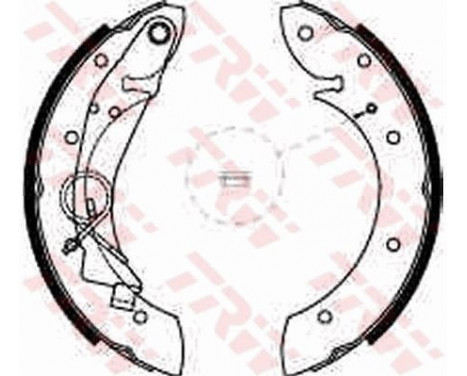 Brake Shoe Kit GS8635 TRW, Image 3