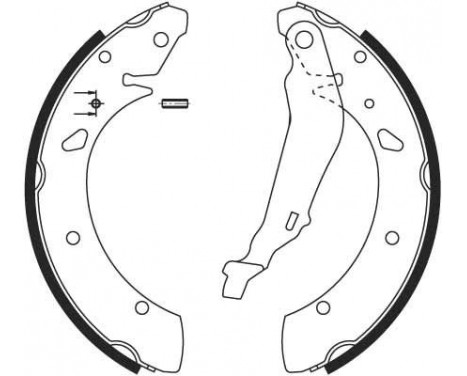 Brake Shoe Kit GS8640 TRW, Image 3