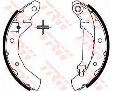 Brake Shoe Kit GS8645 TRW, Image 3