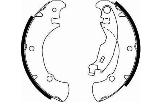 Brake Shoe Kit GS8654 TRW, Image 2