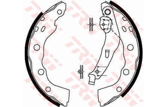 Brake Shoe Kit GS8665 TRW