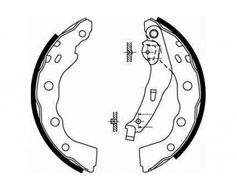 Brake Shoe Kit GS8665 TRW, Image 2