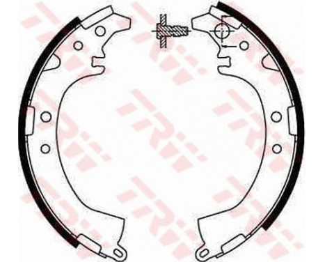 Brake Shoe Kit GS8672 TRW, Image 3