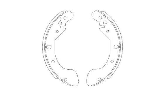 Brake Shoe Kit KBS-1402 Kavo parts