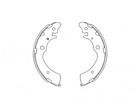 Brake Shoe Kit KBS-2901 Kavo parts