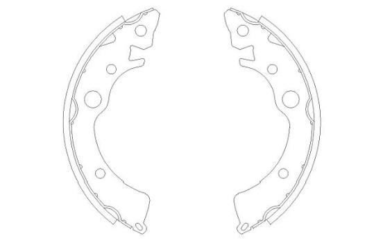 Brake Shoe Kit KBS-2902 Kavo parts