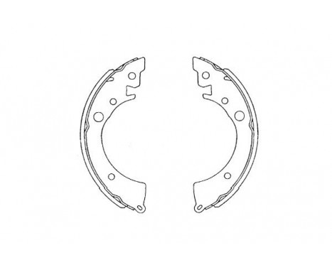 Brake Shoe Kit KBS-2905 Kavo parts