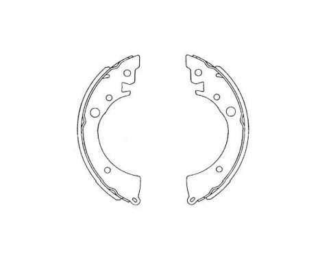 Brake Shoe Kit KBS-2905 Kavo parts, Image 2