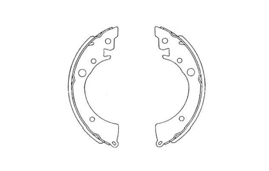 Brake Shoe Kit KBS-2905 Kavo parts, Image 2