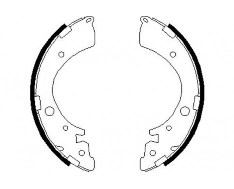 Brake Shoe Kit KBS-2907 Kavo parts