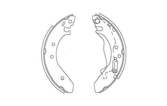 Brake Shoe Kit KBS-2911 Kavo parts