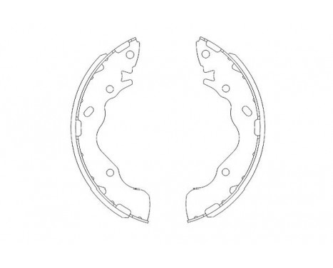 Brake Shoe Kit KBS-3402 Kavo parts