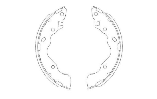 Brake Shoe Kit KBS-3402 Kavo parts, Image 2