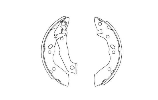 Brake Shoe Kit KBS-3411 Kavo parts, Image 2