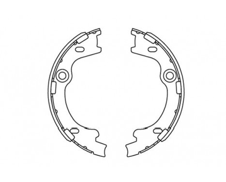 Brake Shoe Kit KBS-3414 Kavo parts