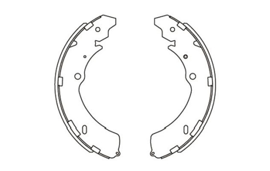 Brake Shoe Kit KBS-3906 Kavo parts