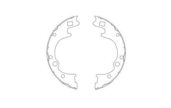 Brake Shoe Kit KBS-4401 Kavo parts