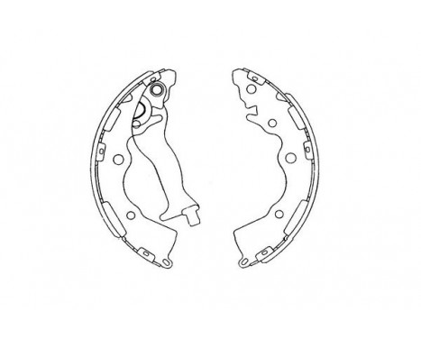 Brake Shoe Kit KBS-4405 Kavo parts